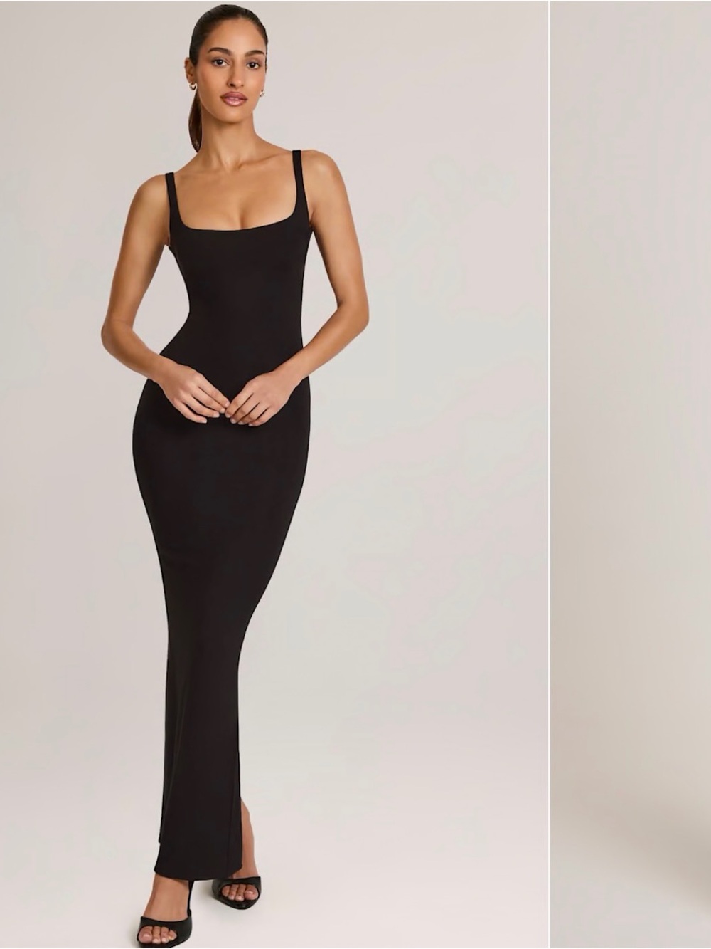 Oh Polly Modal square neck maxi dress NWT